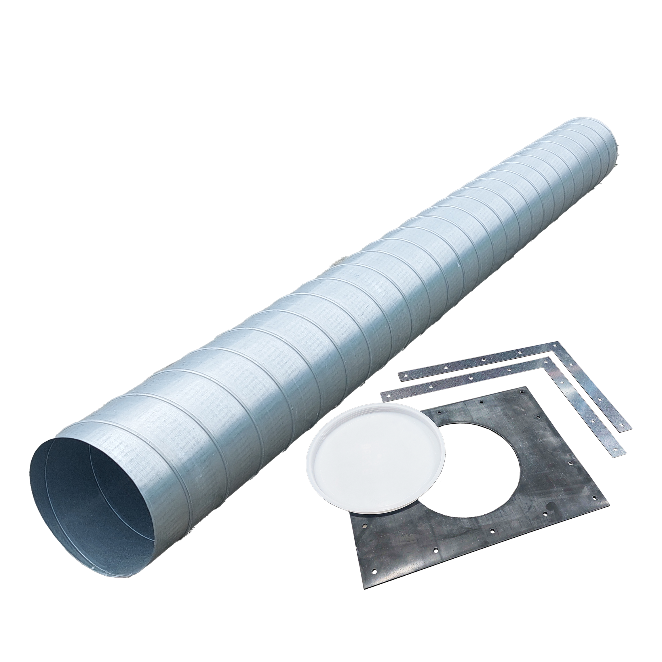 Extraction pipe for silo ø1.9m l=1.8m with frame