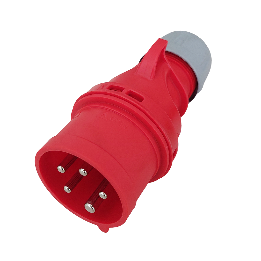 Stecker 16A CEE-Sprint 5-polig, mit Verschraubung