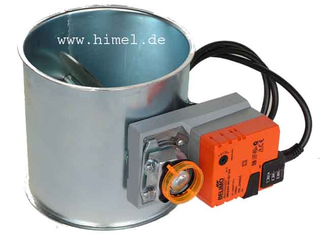 Clapet de fermeture ø150mm bridé moteur 230V 8W