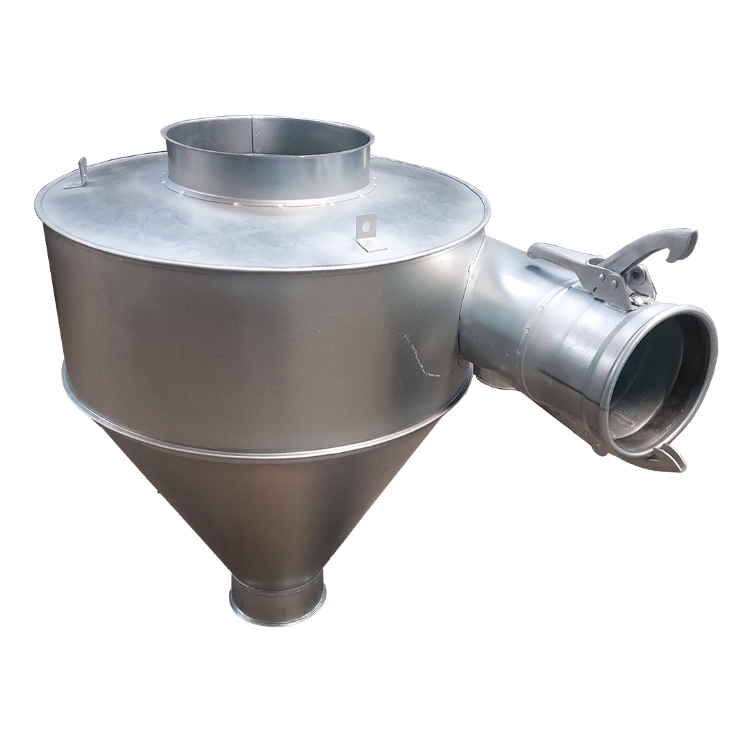 Ciclon separator Ø150mm armat cu garnitură de cauciuc