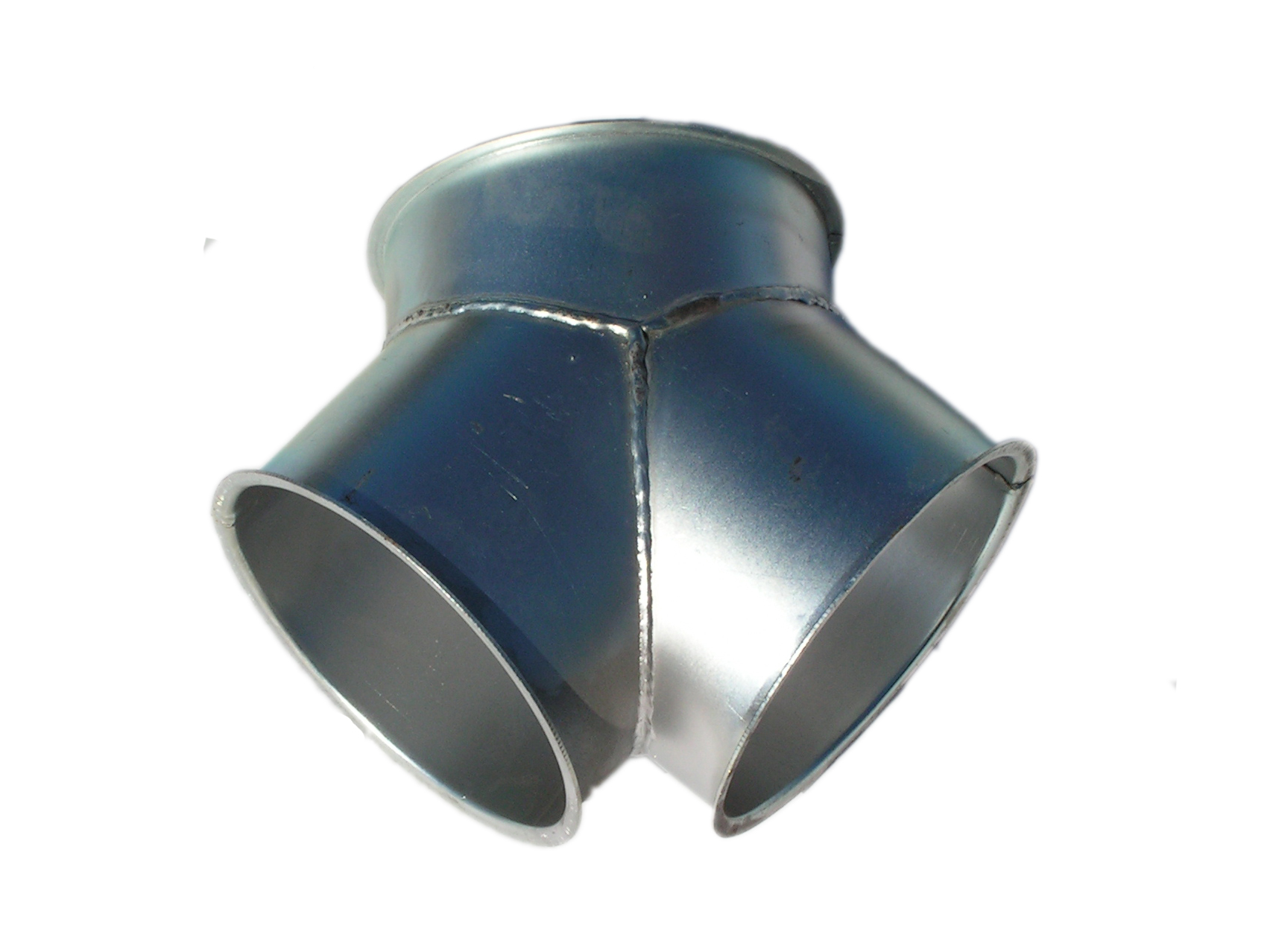 Gabelstück 2x45° Ø150mm f.B. verzinkt