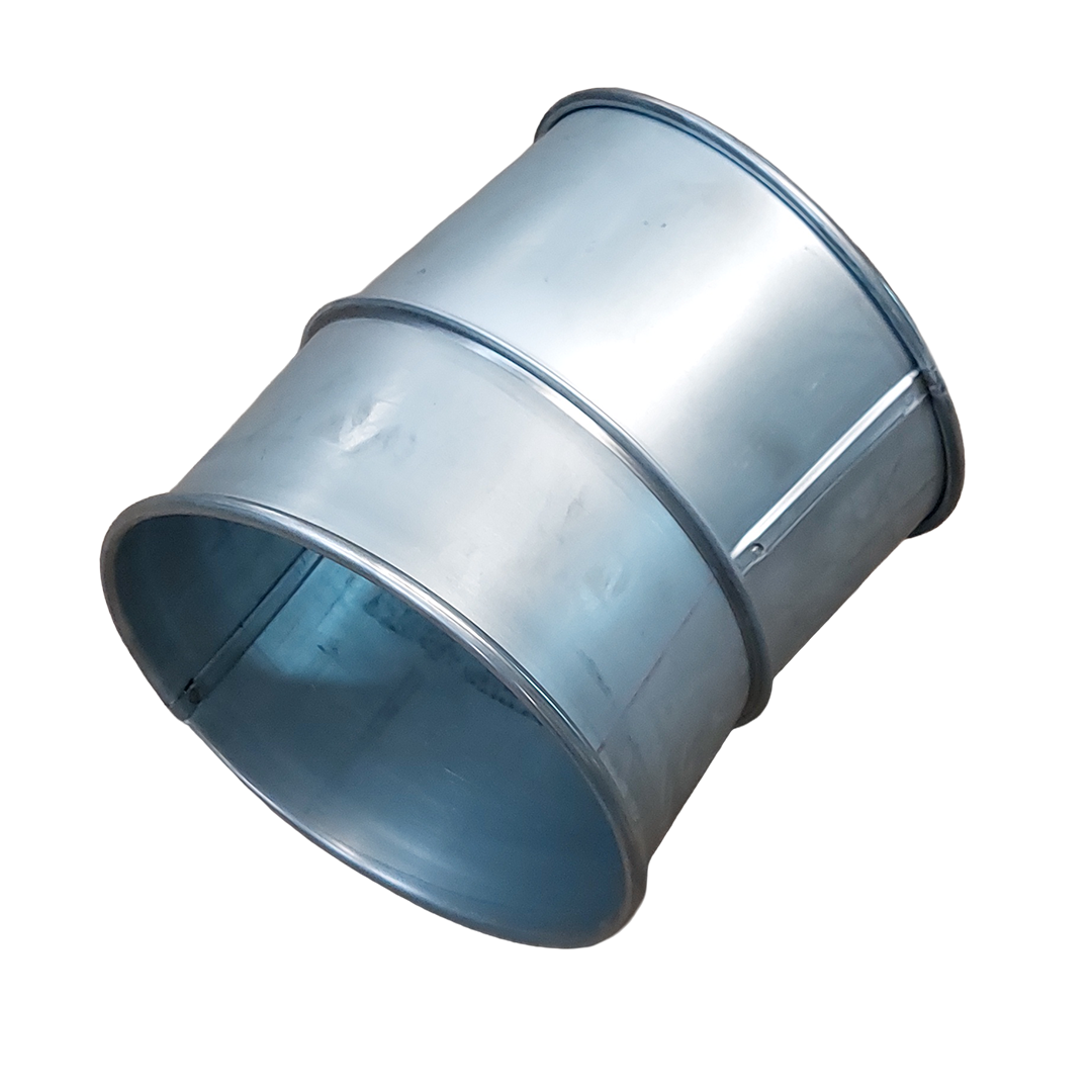 Bogen 15° Ø250mm r=750mm Rw mit Rundwulst, verzinkt