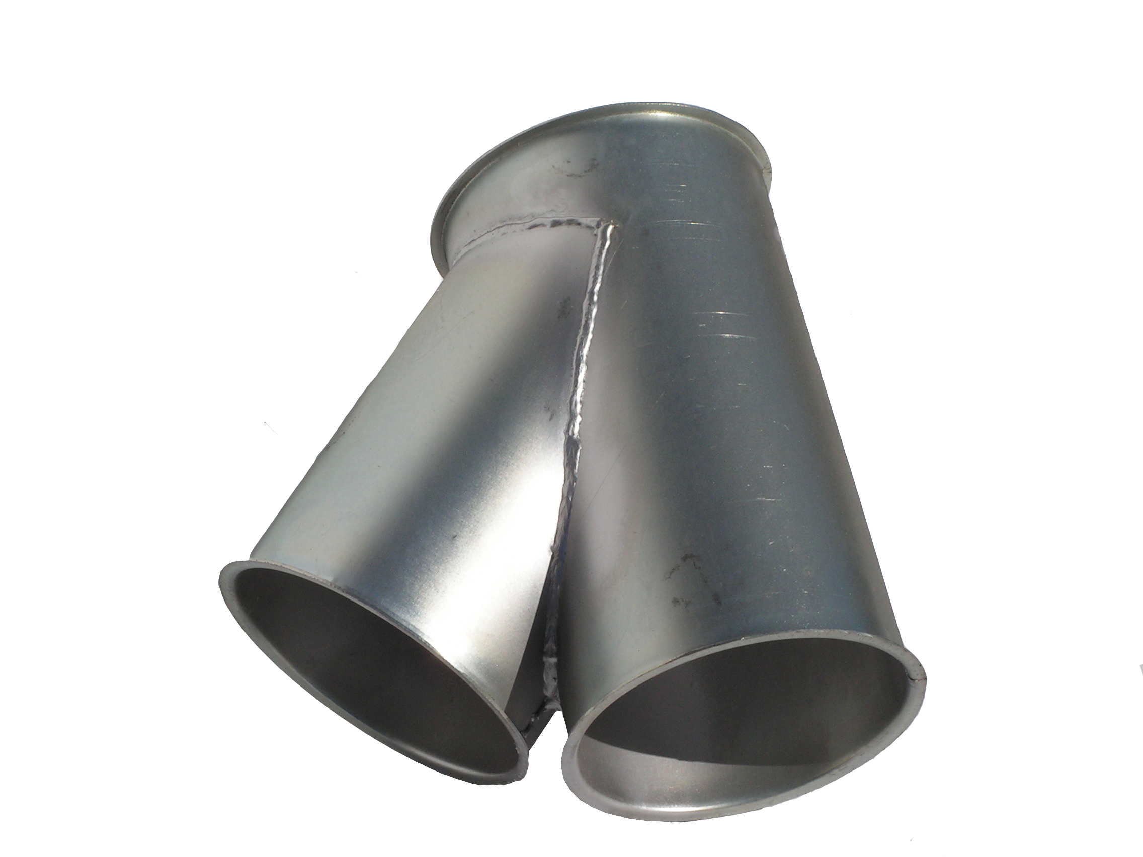 Gabelstück 1x45° Ø150mm f.B. verzinkt