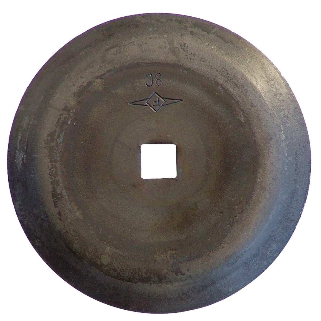 Knife (round) for the upper mixing auger