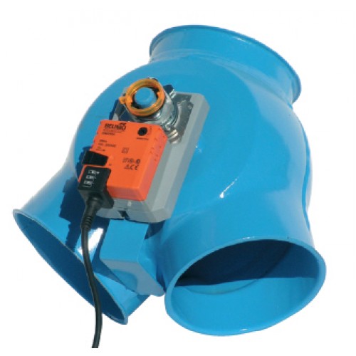 Diverter ø150mm 2x60° electric driven servo-motor